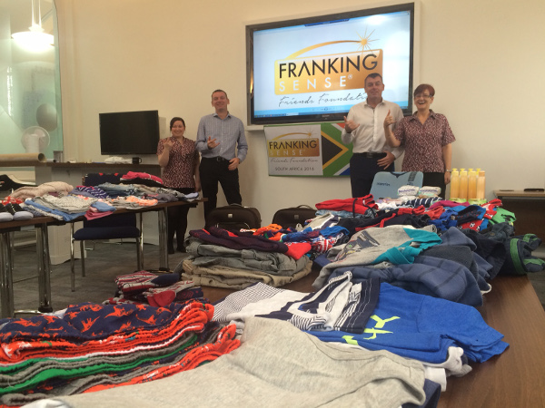Franking Sense Friends Foundation - South Africa 2016