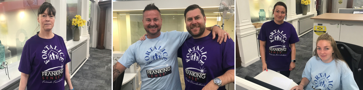 Franking Sense WearItProud team montage open